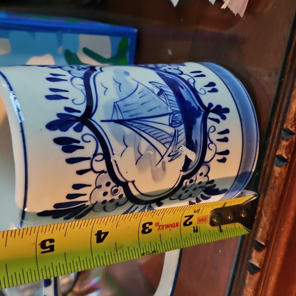 5 Delft Blue Heineken Beer Stein Mugs made in Holland - Picture 7 of 7